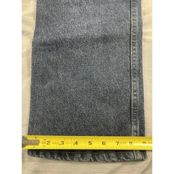 Wrangler Mens 33 Denim Jeans 965T1SL Distressed Light Wash Regular Fit - Picture 9 of 10